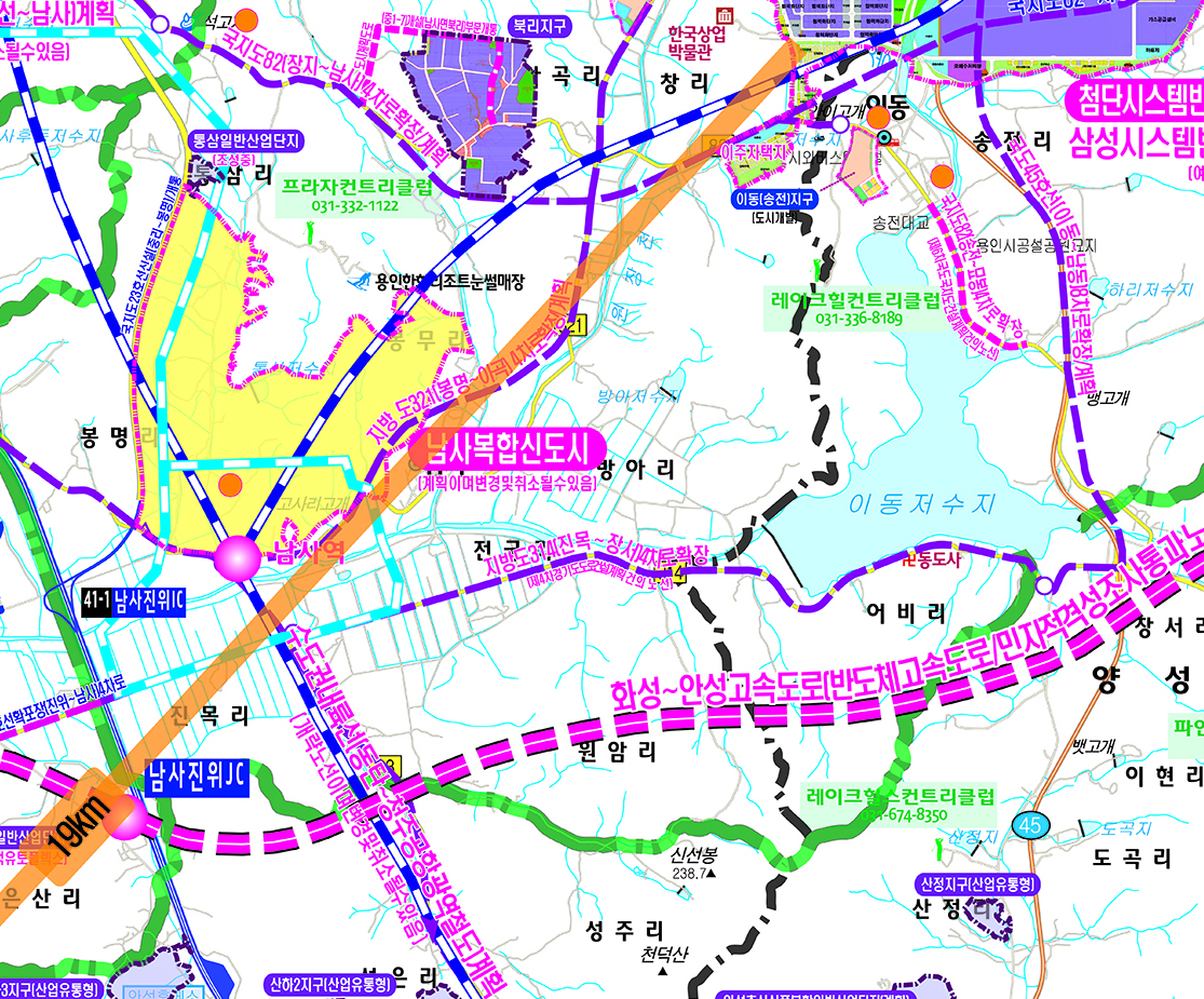 반도체클러스터주변현황도  [양면코팅 종이]
