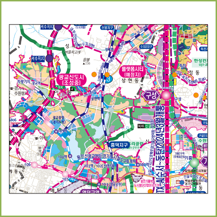 반도체클러스터주변현황도 [ 족자 ]