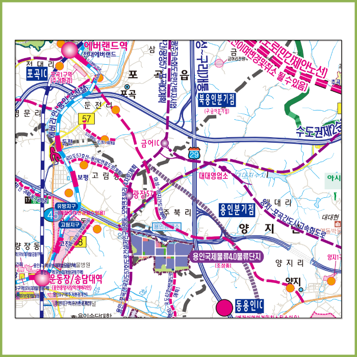 반도체클러스터주변현황도 [ 족자 ]