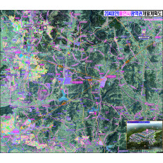 용인시광역권개발계획구상도 [롤스크린] 300cm×264cm